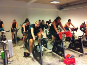 Spinning-Marathon 29-11-2014. 3 timer med fuld fart på alle..